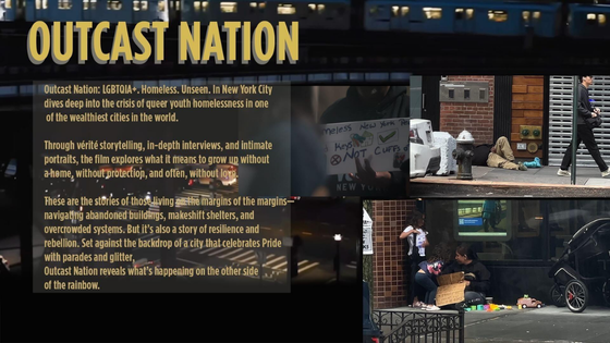 Outcast Nation: Lgbtqia+: Homeless. Unseen. In New York City